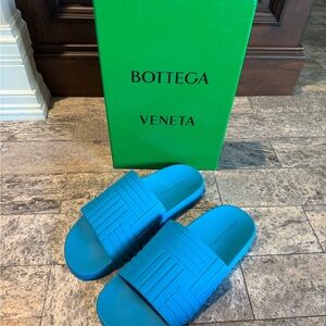 Bottega Veneta Blue Sandals
